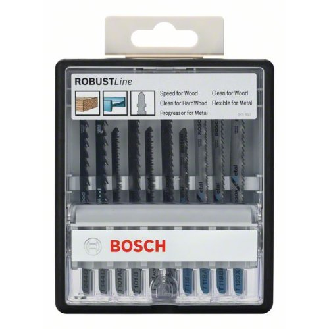 Stichsägeblatt-Set Robust Line Wood and Metal, T-Schaft, 10-teilig-Beschreibung lesen
