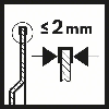 Carbide-RIFF Tauchsägeblatt AIZ 32 RT5, 32 x 30 mm Carbide-RIFF Tauchsägeblatt AIZ 32 RT5, 32 x 30 mm