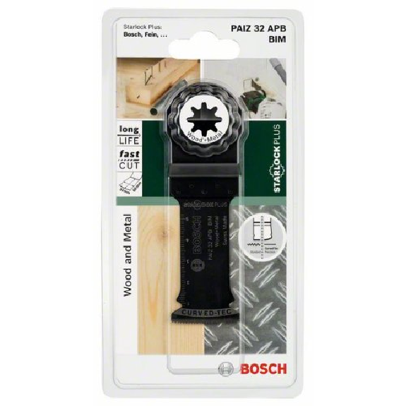 BIM Tauchsägeblatt PAIZ 32 APB Starlock, Wood and Metal, 60 x 32 mm-Beschreibung lesen