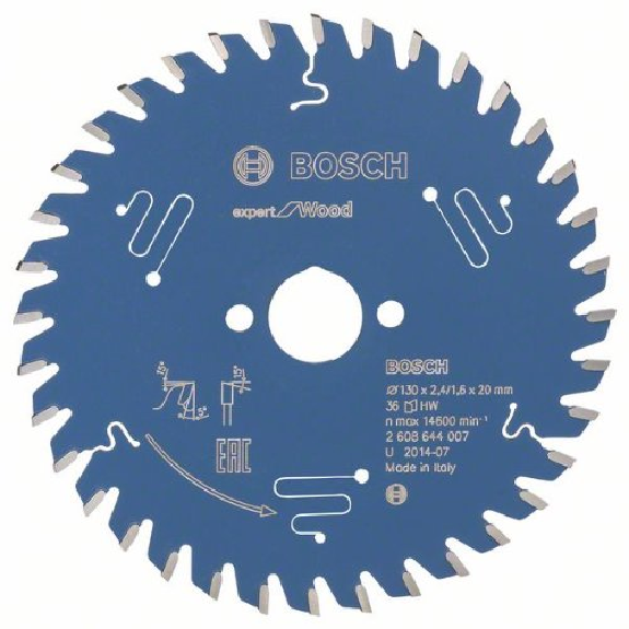 Kreissägeblatt Expert for Wood, 130 x 20 x 2,4 mm, 36 Kreissägeblatt Expert for Wood, 130 x 20 x 2,4 mm, 36-Beschreibung lesen