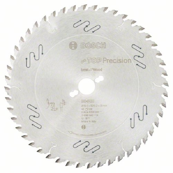 Kreissägeblatt Top Precision Best for Wood, 300 x 30 x 3,2 mm, 48-Beschreibung lesen