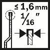 Carbide-RIFF Schmalschnitt-Segmentsägeblatt ACZ 70 RT5, 70 mm, 10er-Pack