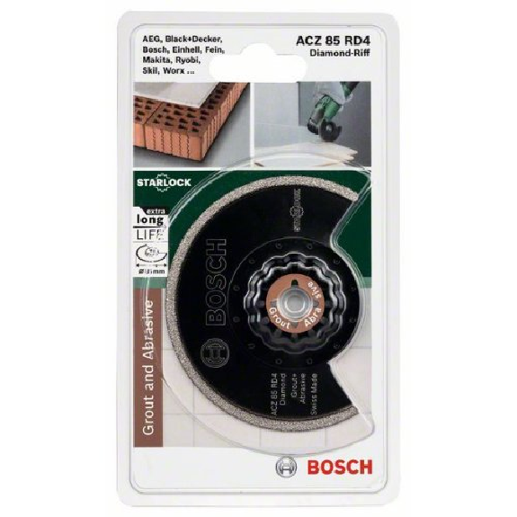 Diamant-RIFF Segmentsägeblatt ACZ 85 RD4 Starlock, 85 mm-Beschreibung lesen