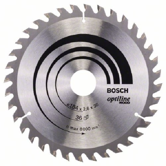 Kreissägeblatt Optiline Wood für Handkreissägen, 184 x 30 x 2,6 mm, 36 Kreissägeblatt Optiline Wood für Handkreissägen, 184 x 30 x 2,6 mm, 36-Beschreibung lesen