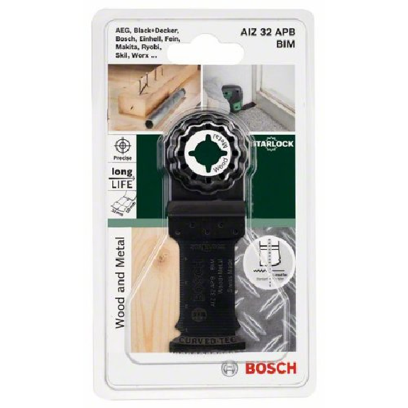 BIM Tauchsägeblatt AIZ 32 APB Starlock, Wood and Metal, 50 x 32 mm BIM Tauchsägeblatt AIZ 32 APB Starlock, Wood and Metal, 50 x 32 mm-Beschreibung lesen