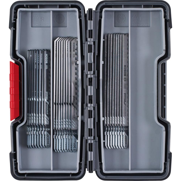 Stichsägeblatt-Set Bosch 30-teilig Wood Precision Stichsägeblatt-Set Bosch 30-teilig Wood Precision-Beschreibung lesen