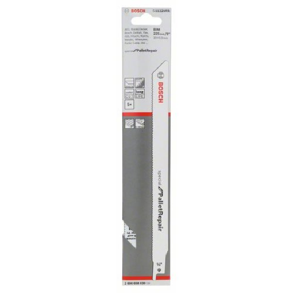 Säbelsägeblatt S 1122 VFR, Special for Pallet Repair, 5er-Pack-Beschreibung lesen