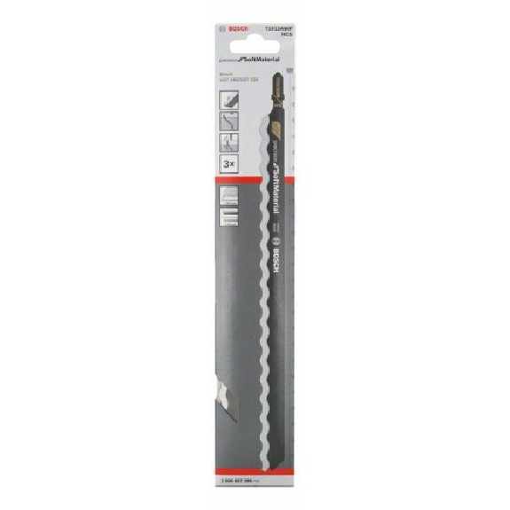 Stichsägeblatt T 1013 AWP Bosch VE à 3 Stück Precision f SoftMaterial Stichsägeblatt T 1013 AWP Bosch VE à 3 Stück Precision f SoftMaterial-Beschreibung lesen
