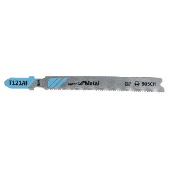 Stichsägeblatt T 121 AF Bosch VE à 25 Stück Speed for Metal Stichsägeblatt T 121 AF Bosch VE à 25 Stück Speed for Metal-Beschreibung lesen