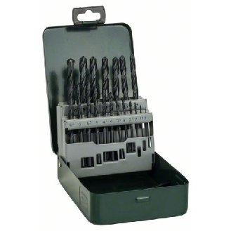 Metallbohrer-Set HSS-R, 19-teilig, 1 - 10 mm, Metallkassette-Beschreibung lesen