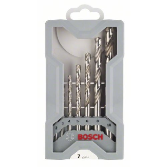 Metallbohrer-Set Mini X-Line HSS-G, DIN 338, 135°, 7-teilig, 2 - 10 mm-Beschreibung lesen