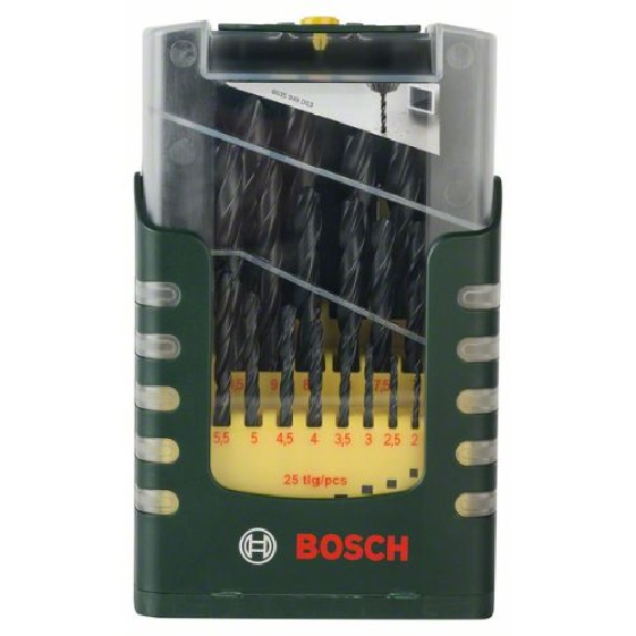 Metallbohrer-Set HSS-R, 25-teilig, 1 - 13 mm, Gripbox-Beschreibung lesen