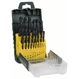 Metallbohrer-Set HSS-R, 25-teilig, 1 - 13 mm, Gripbox-Beschreibung lesen