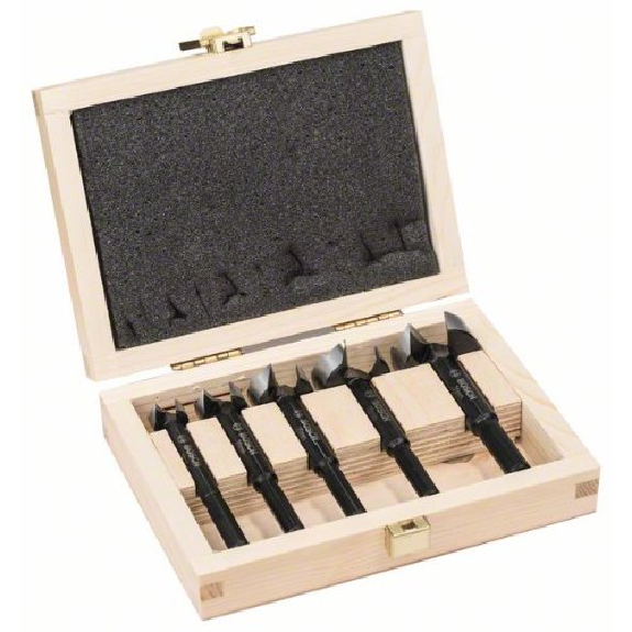 Forstnerbohrer-Set, 5-teilig, 15 - 35 mm, toothed-edge-Beschreibung lesen