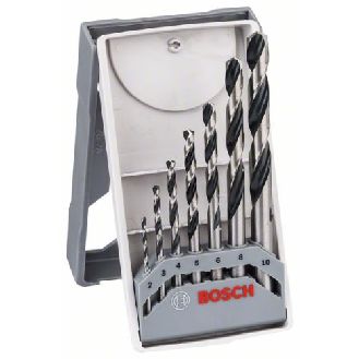 Metallspiralbohrer HSS-Set PointTeQ, DIN 338, 7-teiliges Mini X-Line Set-Beschreibung lesen