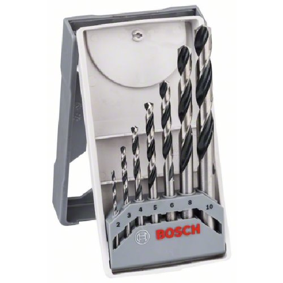 Metallspiralbohrer HSS-Set PointTeQ, DIN 338, 7-teiliges Mini X-Line Set-Beschreibung lesen