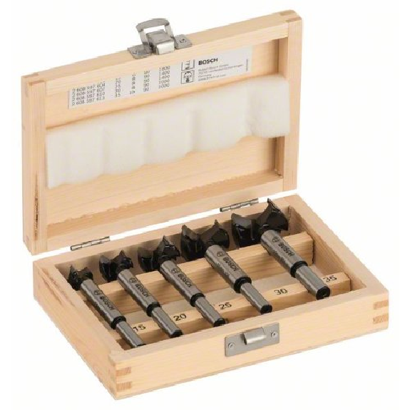 Kunstbohrer-Set HM, 5-teilig, 15 - 35 mm-Beschreibung lesen
