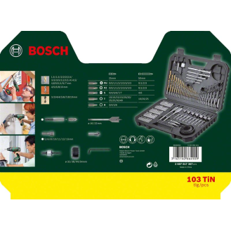 V-Line Bohrer- und Bit-Set, TiN, 103-teilig-Beschreibung lesen