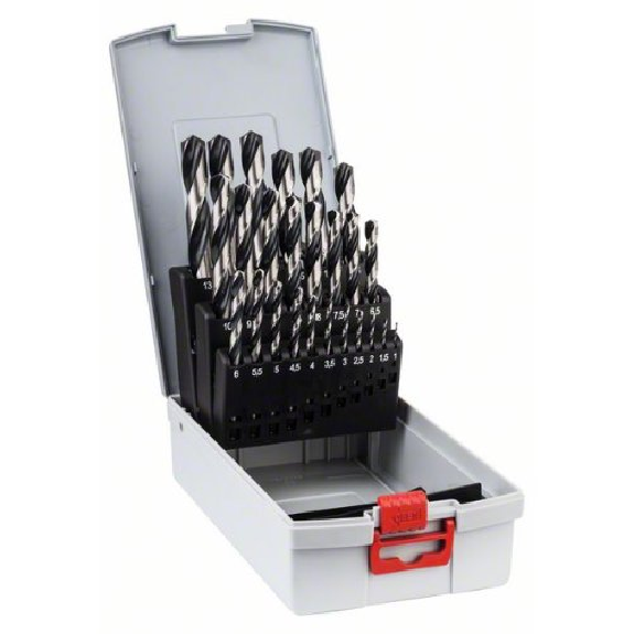 Metallspiralbohrer HSS-Set PointTeQ, DIN 338, 25-teilige ProBox-Beschreibung lesen
