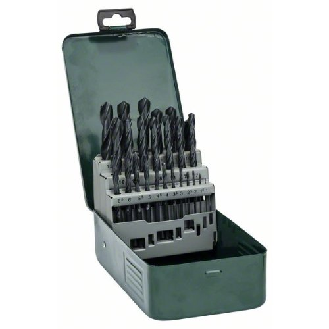 Metallbohrer-Set HSS-R, 25-teilig, 1 - 13 mm, Metallkassette-Beschreibung lesen