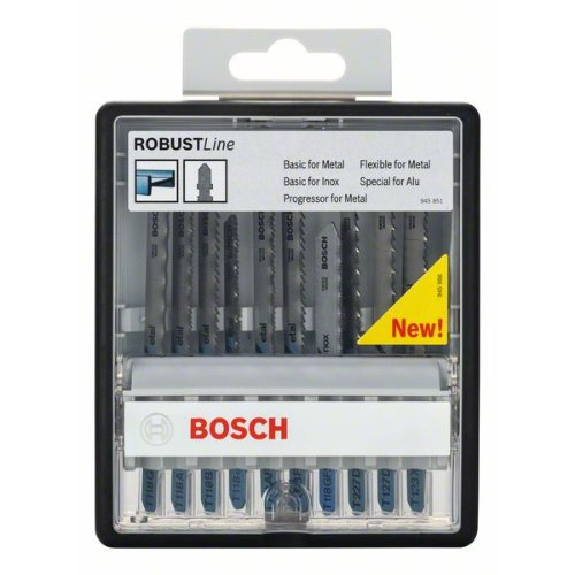 Stichsägeblatt-Set Robust Line Metal Expert, T-Schaft, 10-teilig-Beschreibung lesen