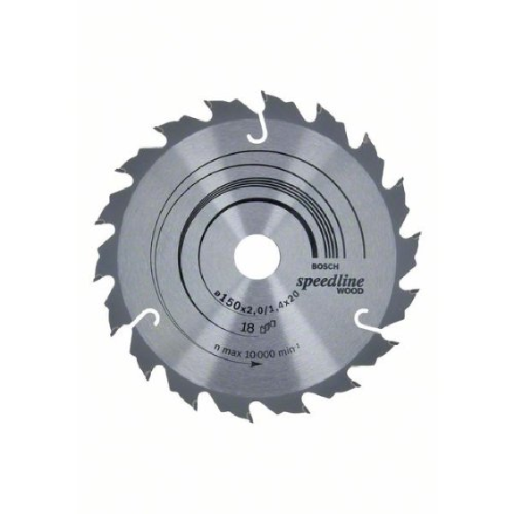 Kreissägeblatt Speedline Wood, 150 x 20 x 2,0 mm, 18-Beschreibung lesen