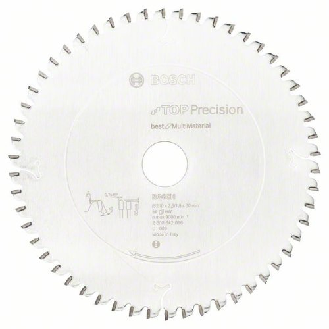 Kreissägeblatt Top Precision Best for Multi Material, 210 x 30 x 2,3 mm, 54-Beschreibung lesen