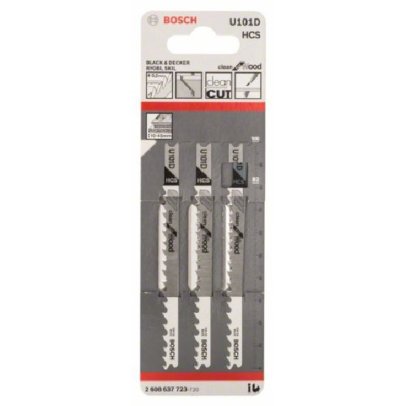 Stichsägeblatt U 101 D Clean for Wood, 3er-Pack Stichsägeblatt U 101 D Clean for Wood, 3er-Pack-Beschreibung lesen