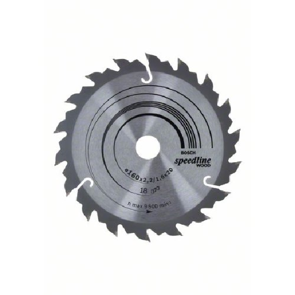 Lame de scie circulaire Speedline Wood, 160 x 20 x 2,2 mm, 18-Leggi tutto