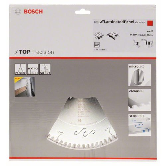 Kreissägeblatt Top Precision Best for Laminated Panel Abrasive 250x30x3,2 mm, 80-Beschreibung lesen