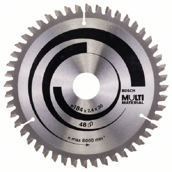 Kreissägeblatt Multi Material, 184 x 30 x 2,4 mm, 48-Beschreibung lesen