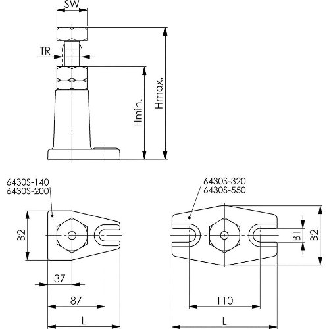 Schraubbock Größe 550 320-550mm-Beschreibung lesen