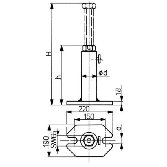 Schraubbock Größe 1250 schwer 710-1250mm Schraubbock Größe 1250 schwer 710-1250mm-Beschreibung lesen