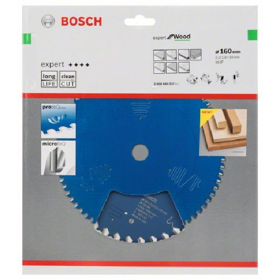 Kreissägeblatt Expert for Wood, 160 x 20 x 2,2 mm, 36 Kreissägeblatt Expert for Wood, 160 x 20 x 2,2 mm, 36-Beschreibung lesen