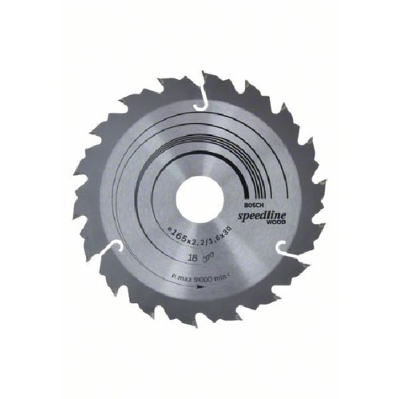 Kreissägeblatt Speedline Wood, 165 x 30 x 2,2 mm, 18-Beschreibung lesen