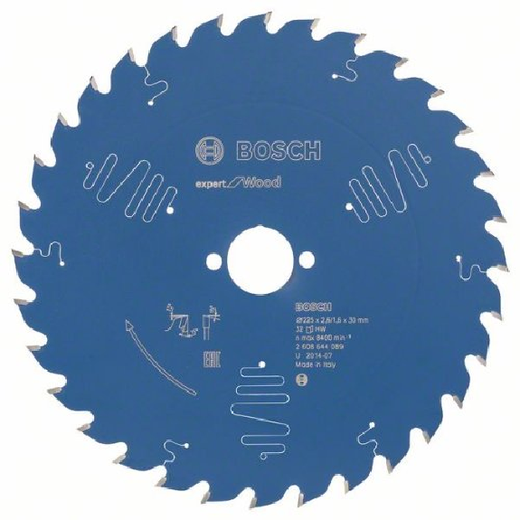 Kreissägeblatt Expert for Wood, 225 x 30 x 2,6 mm, 32 Kreissägeblatt Expert for Wood, 225 x 30 x 2,6 mm, 32-Beschreibung lesen