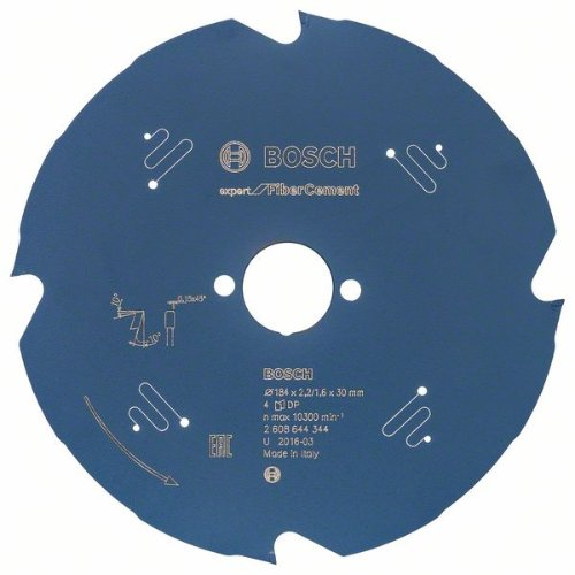 Kreissägeblatt Expert for Fiber Cement, 184 x 30 x 2,2 mm, 4-Beschreibung lesen