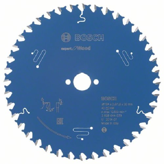 Kreissägeblatt Expert for Wood, 184 x 20 x 2,6 mm, 40 Kreissägeblatt Expert for Wood, 184 x 20 x 2,6 mm, 40-Beschreibung lesen