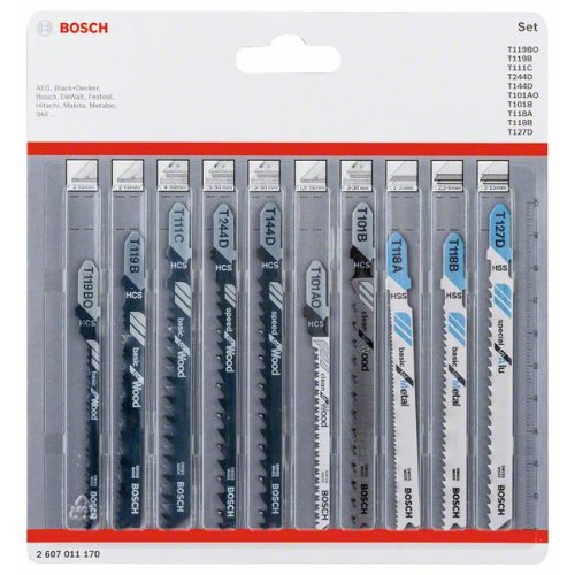 Stichsägeblatt-Set Wood and Metal, 10-teilig-Beschreibung lesen