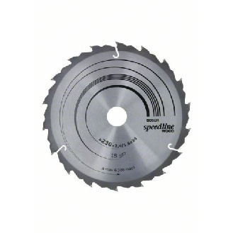 Kreissägeblatt Speedline Wood, 230 x 30 x 2,4 mm, 18-Beschreibung lesen