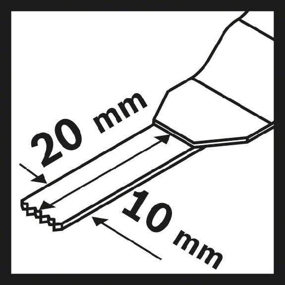 HCS Tauchsägeblatt AIZ 10 AB, Wood and Metal, 10 x 20 mm, Starlock HCS Tauchsägeblatt AIZ 10 AB, Wood and Metal, 10 x 20 mm, Starlock-Beschreibung lesen