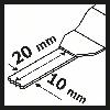 HCS Tauchsägeblatt AIZ 10 AB, Wood and Metal, 10 x 20 mm, Starlock HCS Tauchsägeblatt AIZ 10 AB, Wood and Metal, 10 x 20 mm, Starlock