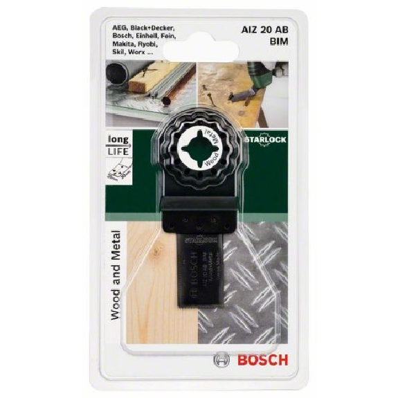 BIM Tauchsägeblatt AIZ 20 AB, Wood and Metal, 20 x 30 mm-Beschreibung lesen