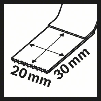 BIM Tauchsägeblatt AIZ 20 AB, Wood and Metal, 20 x 30 mm-Beschreibung lesen