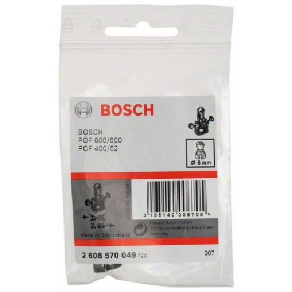 Spannzange ohne Spannmutter, 8 mm, für Bosch-Oberfräse-Beschreibung lesen