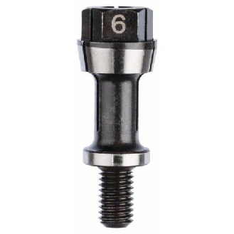 Spannzange mit Spannmutter, 6 mm, für Bosch-Geradschleifer, passend zu GGS 16-Beschreibung lesen