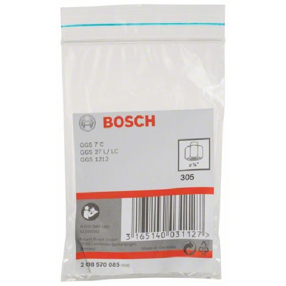 Spannzange mit Spannmutter, 1/4", für Bosch-Geradschleifer-Beschreibung lesen