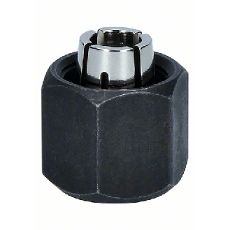 Spannzange mit Überwurfmutter, 1/4", für Bosch-Kantenfräse-Beschreibung lesen