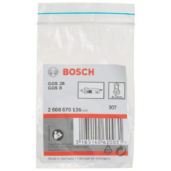 Spannzange ohne Spannmutter, 3 mm, für Bosch-Geradschleifer-Beschreibung lesen
