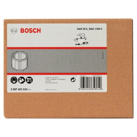 Faltenfilter, Filteroberfläche 3000 cm ², 139 x 185 mm, Zubehör für GAS 15 L Faltenfilter, Filteroberfläche 3000 cm ², 139 x 185 mm, Zubehör für GAS 15 L-Beschreibung lesen